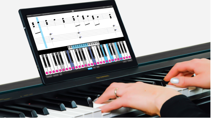 học đàn piano online 