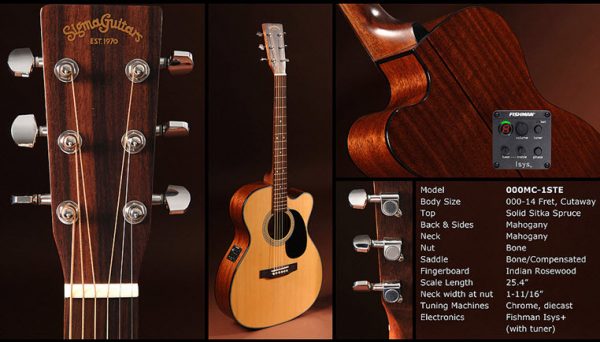 Đàn Guitar Acoustic Sigma OOOMC-1STE