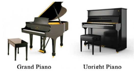 Đàn upright Piano và grand Piano khác nhau