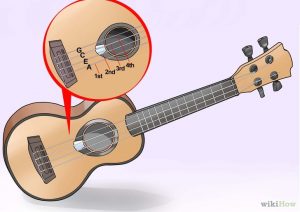 các nốt trên đàn ukulele