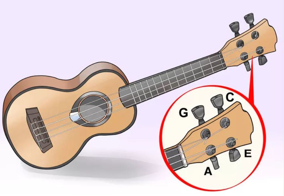 cách chỉnh dây đàn ukulele
